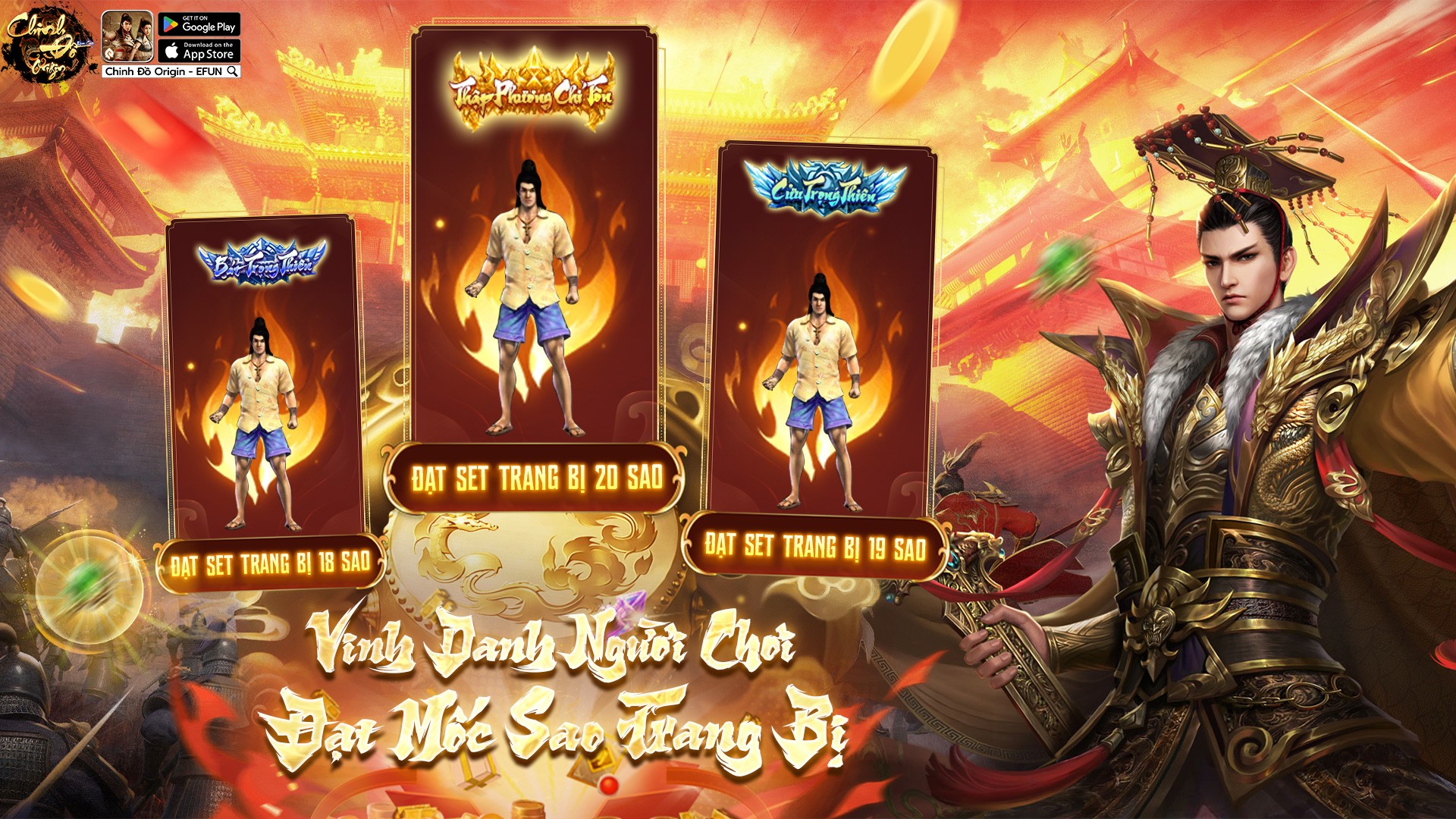 Vinh Danh Người Chơi Đạt Mốc Sao Trang Bị