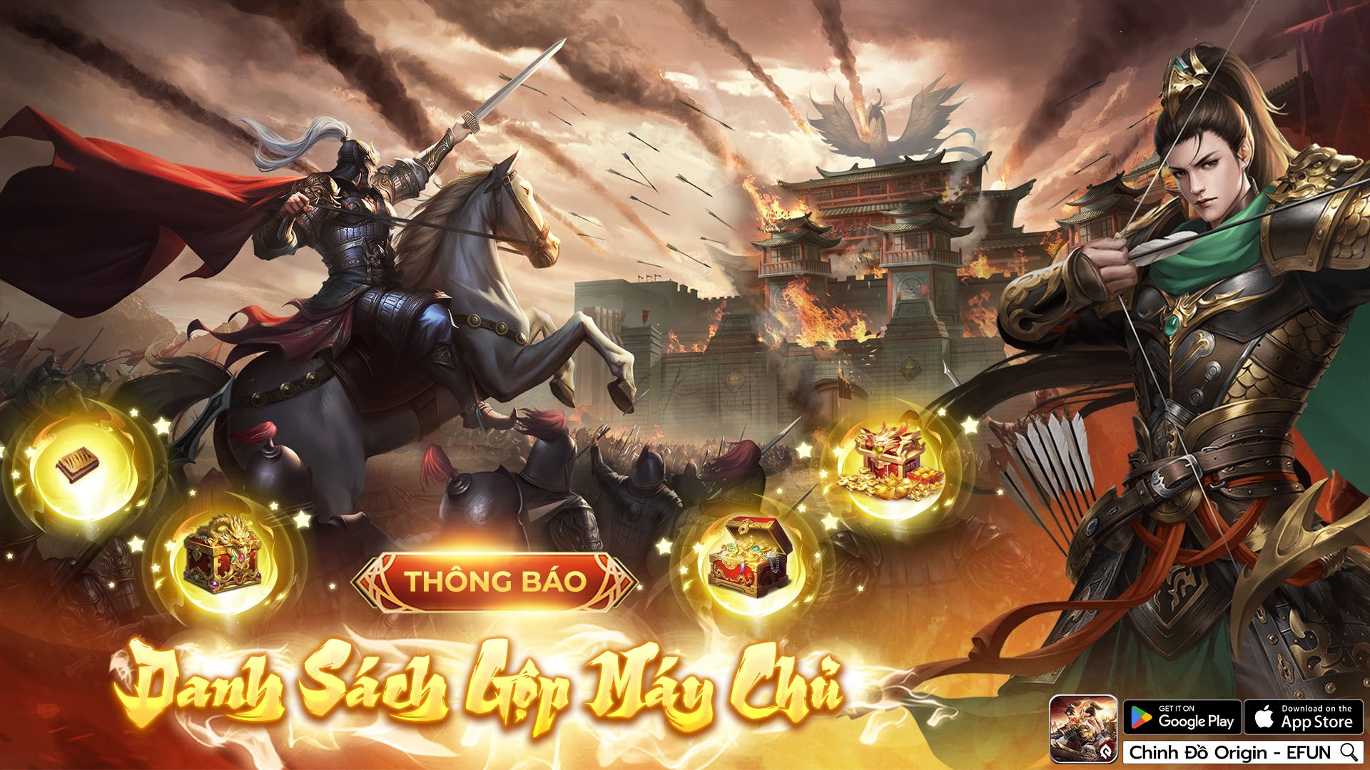 Thông Báo Gộp Máy Chủ: Bão Táp Quốc Chiến - Quần Hùng Hội Tụ