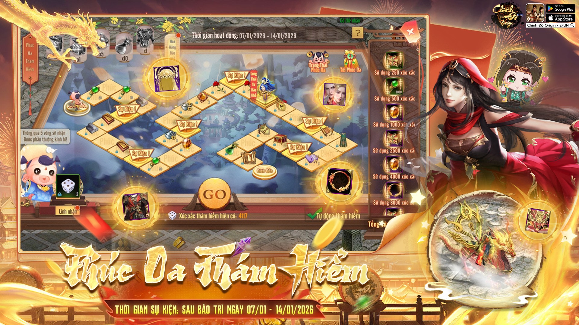 🌸 Phúc Oa Thám Hiểm 🏮 Hoa Đăng Bảo Khố