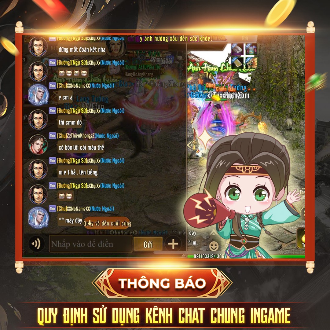 Quy Định Sử Dụng Kênh Chat Chung InGame