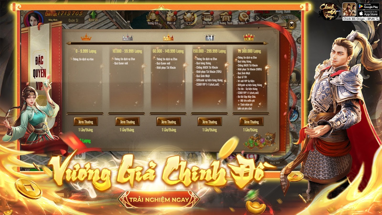 👑 Tính Năng Vương Giả 👑 Danh Xưng Của Kẻ Giàu Sang Bậc Nhất Chinh Đồ Origin